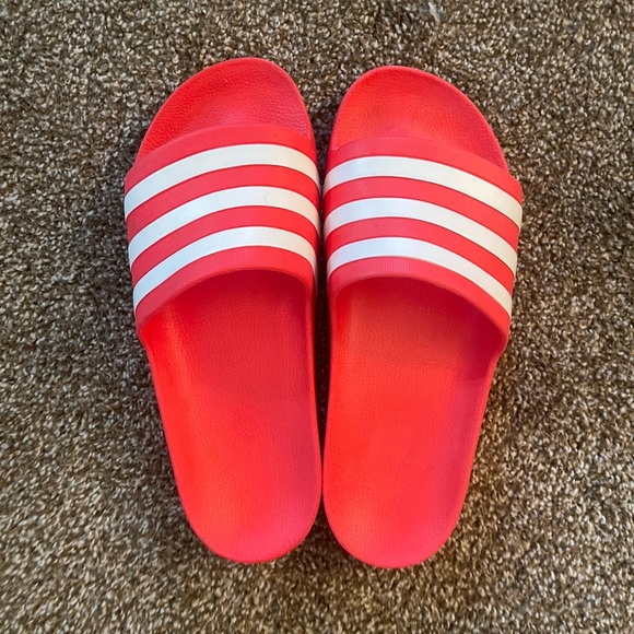 adidas Shoes - Pre Owned Gently Used Womens Adidas slides USA size 9